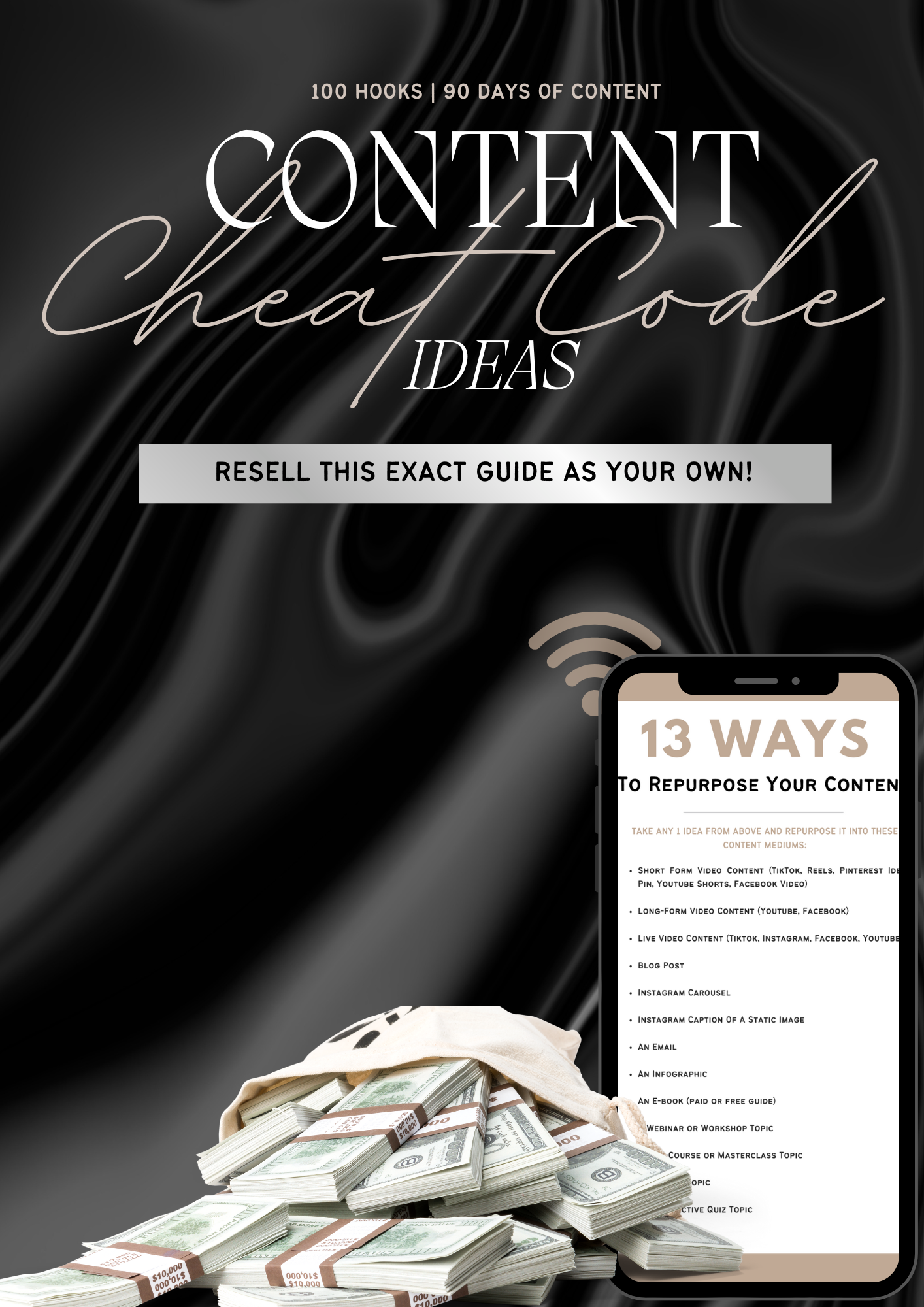 Content Cheat Code Ideas (W/RESELL RIGHTS)